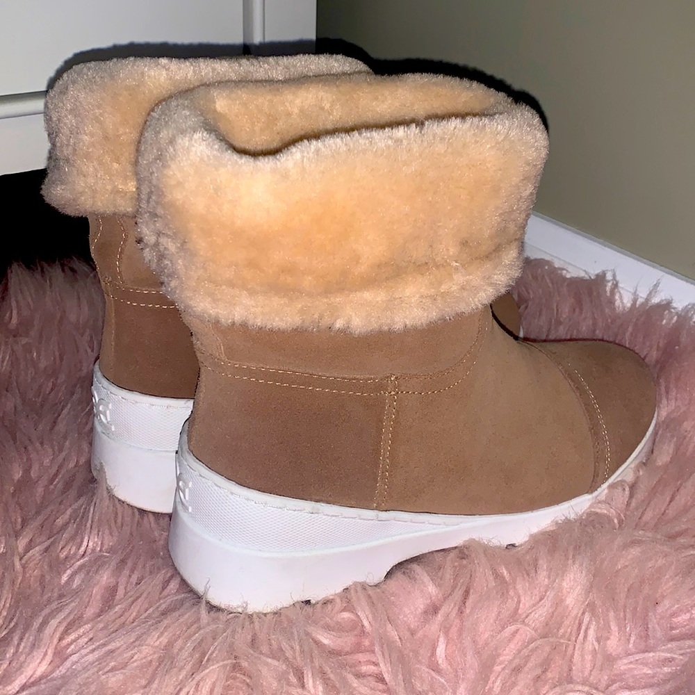 Sam Edelman brown fur boots